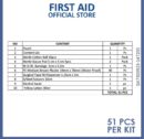Water Resistant Pouch First Aid Kit High Grade